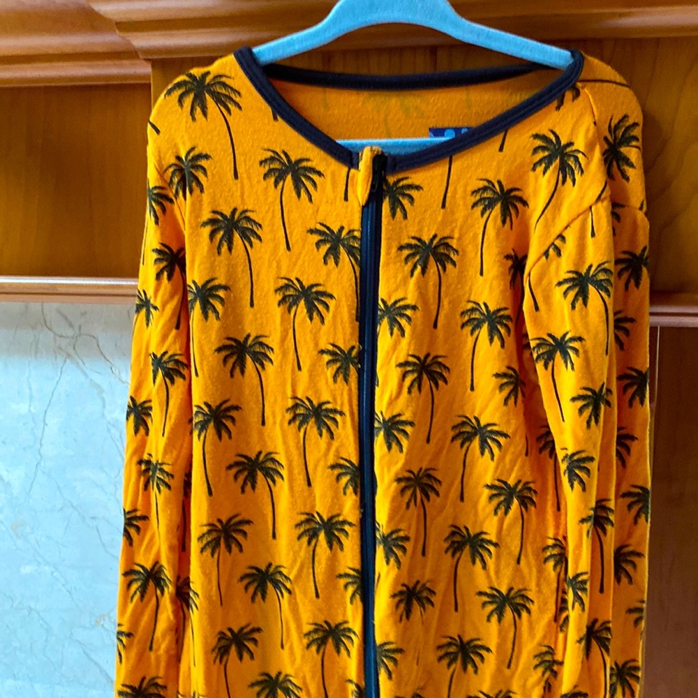 Kickee pants palm tree PJs size 6T